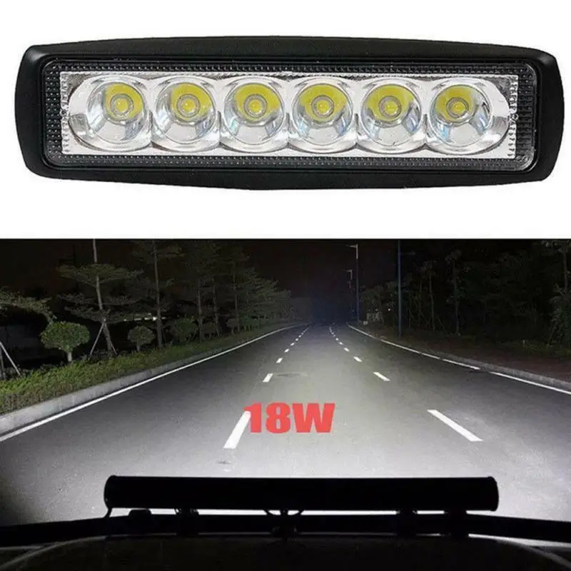 18w DRL LED Spot Potvynių Darbai Šviesos Worklight 9-32V 4WD 12 voltų led darbo dega Off Road Transporto priemonė, VISUREIGIS automobilis sunkvežimiai