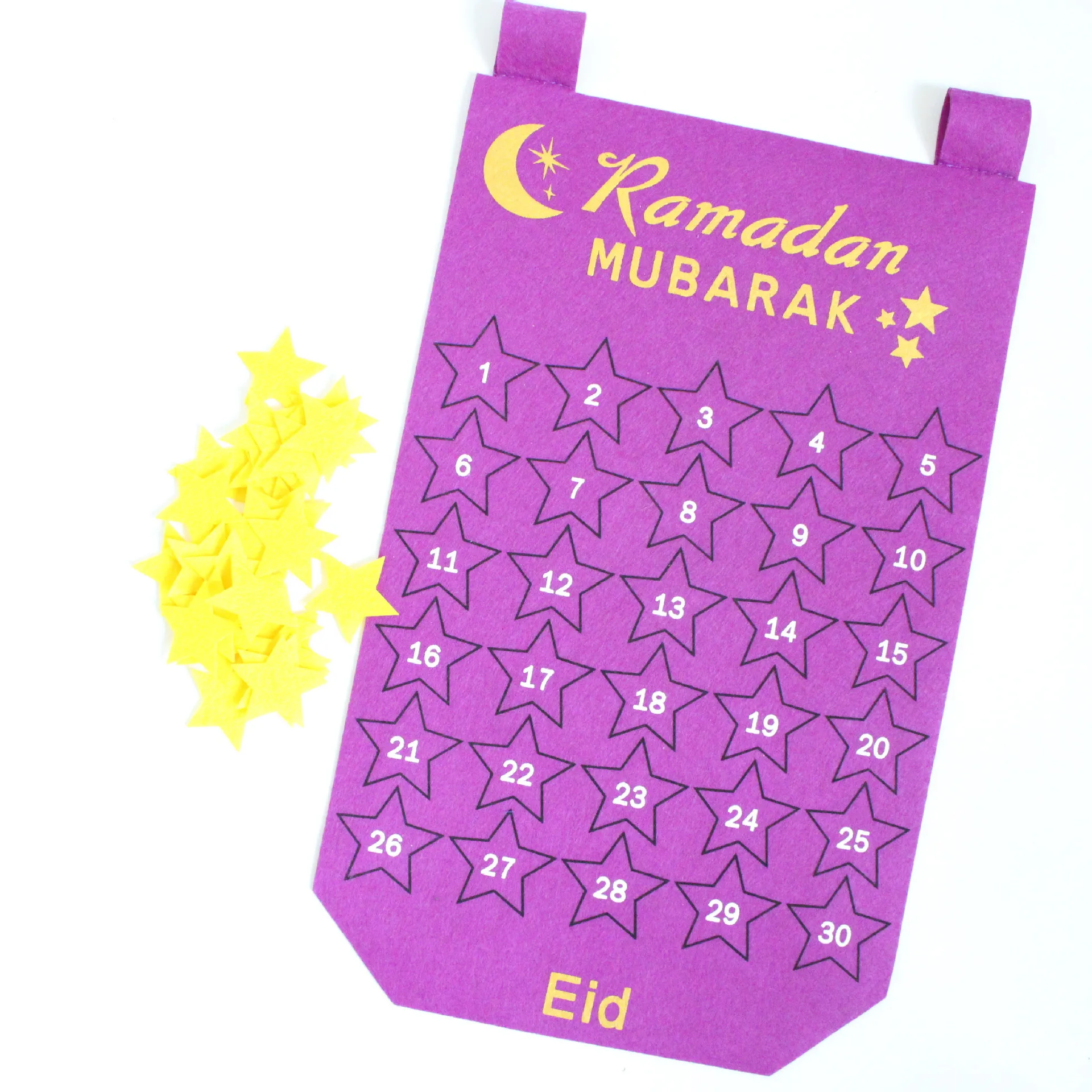 28*50cm Eid Sieninis Kalendorius Ramadanas Kareem Žibintų Laimingas Eid Mubarakas Islamo Musulmonų Šalies Eid AL Adha Šalis Dekoro Namai