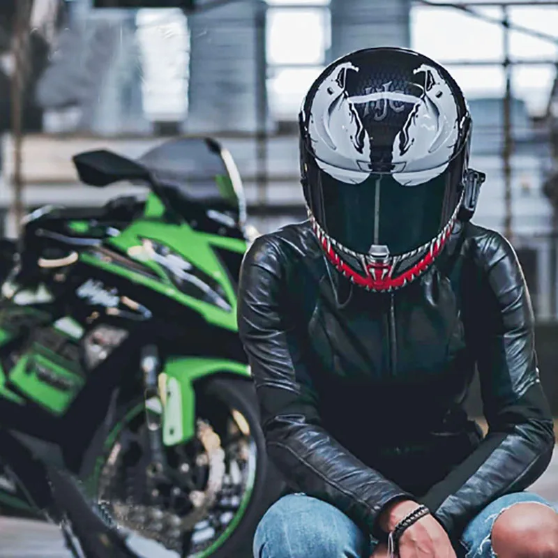 Kūrybos Modifikuotų Nuodai Motociklo Moto Šalmas Lipdukai Grafika Vinilo Kinas Wrap Perdangos Decal Apdaila Priedai