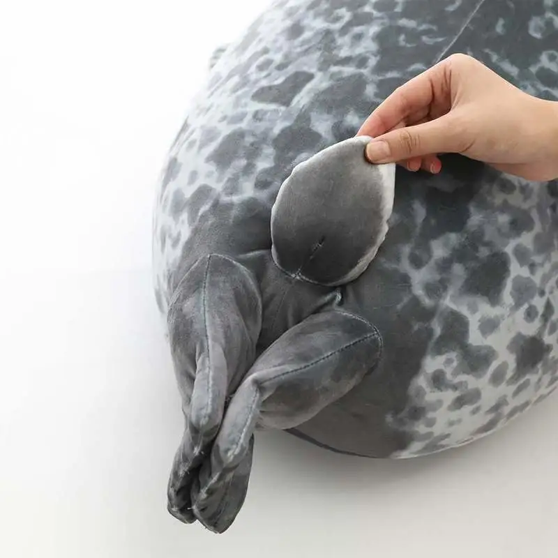 Piktas Lašelis Antspaudas Pagalvę Išsipūtęs 3D Naujovė Jūrų Liūtas Lėlės, Pliušiniai Įdaryti Žaislas Kūdikis Miega Mesti Pagalvę Dovanas Vaikams Mergaitėms
