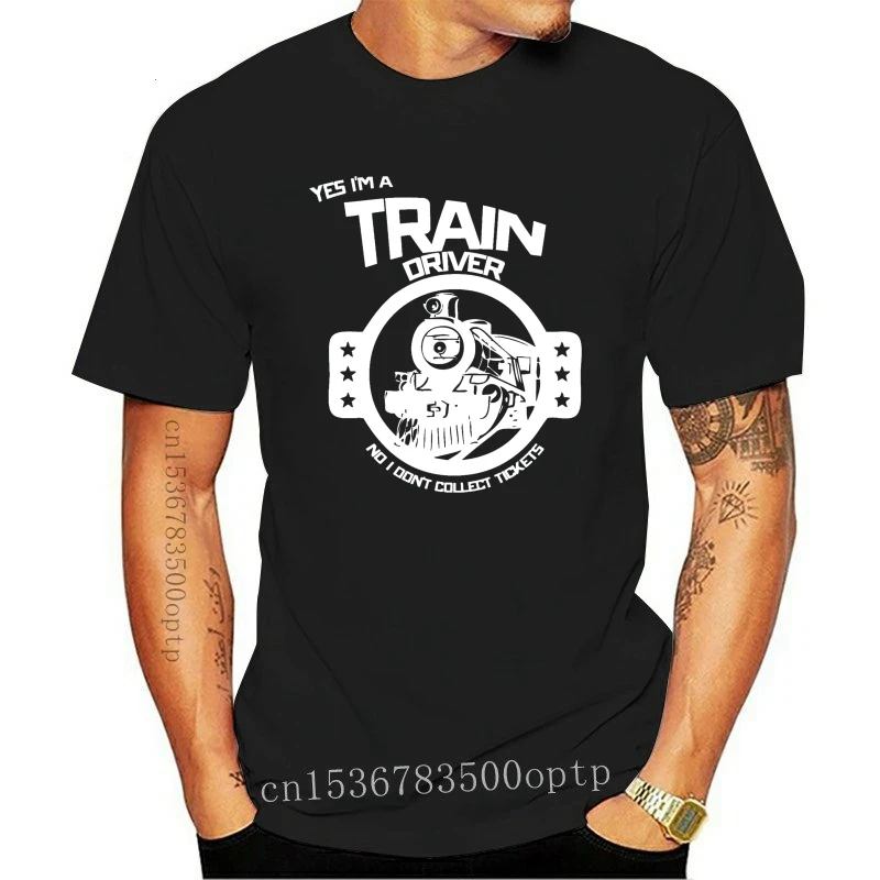 2020 Karšto Pardavimo Medvilnės, Taip, aš Traukinio Vairuotojas - Juokinga T-shirt - Unisex Tee Vasaros Stiliaus Marškinėliai
