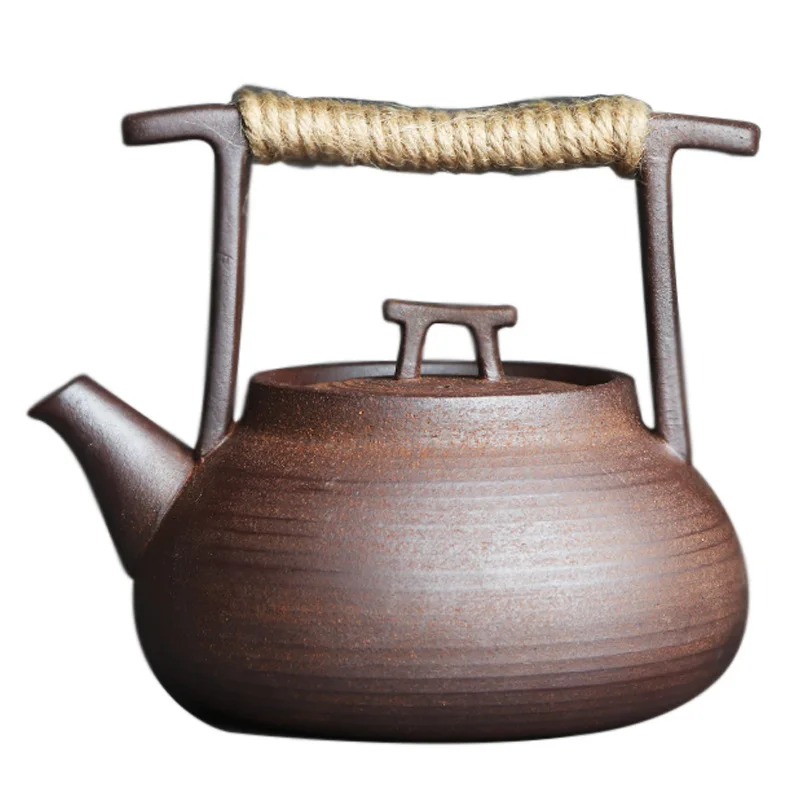 Japonų stiliaus rankų darbo arbatinukas retro keramikos Kungfu arbatos ceremonija nešiojamų arbatos gamintojas keramikos arbatinukas arbatos rinkinys