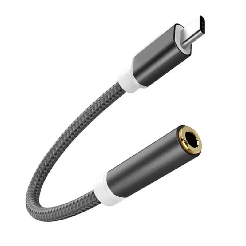 USB Tipo C 3.5 mm Ausinių Ausinių Laido Adapteris USB-C-3.5 mm Lizdas Aux Kabelis Xiaomi 