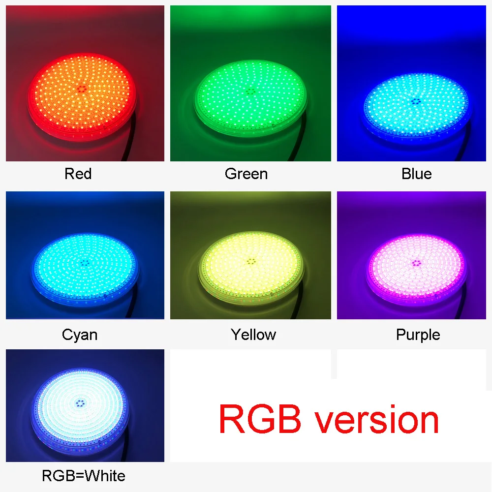 RGB Vietoje Piscina 18W 42W LED Baseinas Projektorius Dėmesio Daugiaspalvis Povandeninis Dėmesio Apšvietimas 12V PAR56 Lemputė Šalta Balta
