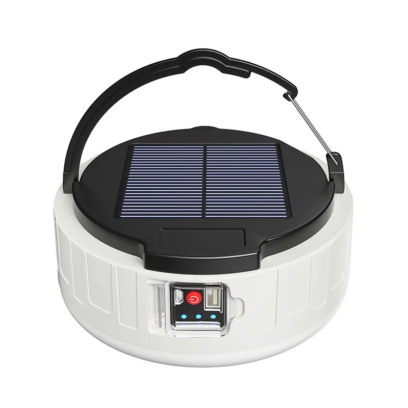 Nešiojamas Saulės energija Varomas Šviesos USB Power Bank Lauko Kabinti Saulės Energijos Lempos Apšvietimo Žibintų, Kempingas Palapinė Vaikščiojimo Dovana