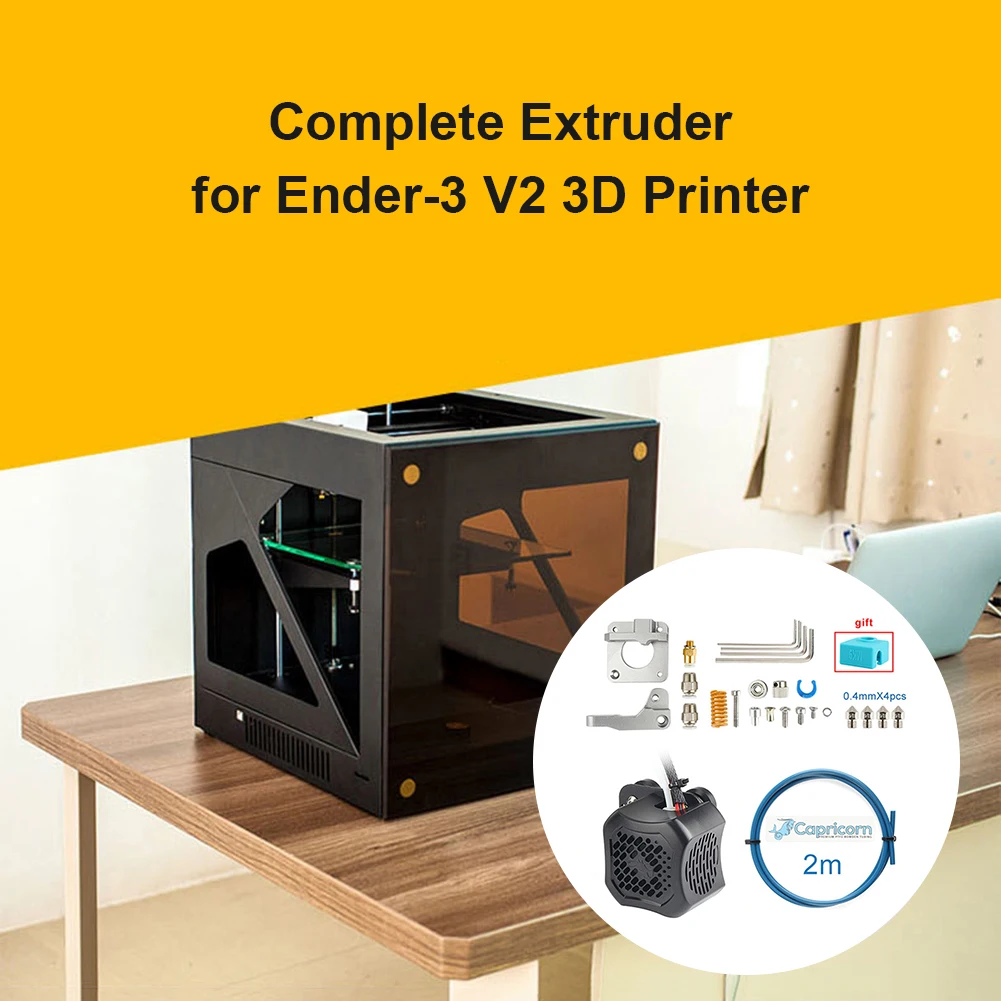 Visą Ekstruderiu Antgaliu Rinkinys Aušinimo Ventiliatorius Shell Ender-3 V2 3D Spausdintuvo Dalys