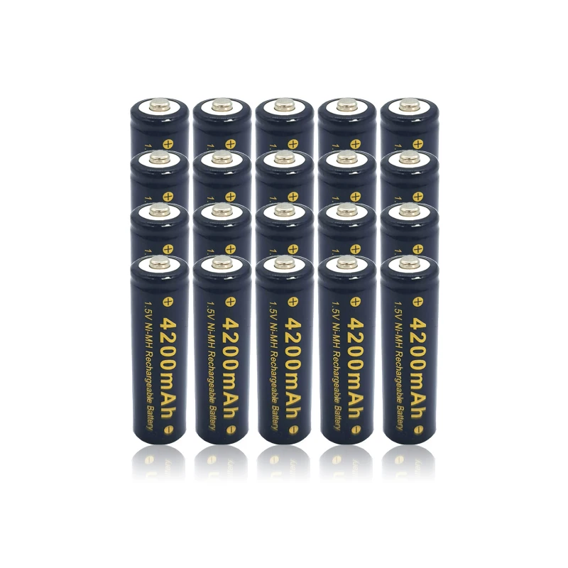 1,5 V Naujus AA 4200mAh įkrovimo baterija (akumuliatorius 4200mAh 1,5 V Šarminės Įkrovimo batery led šviesos žaislas mp3 +Nemokamas pristatymas