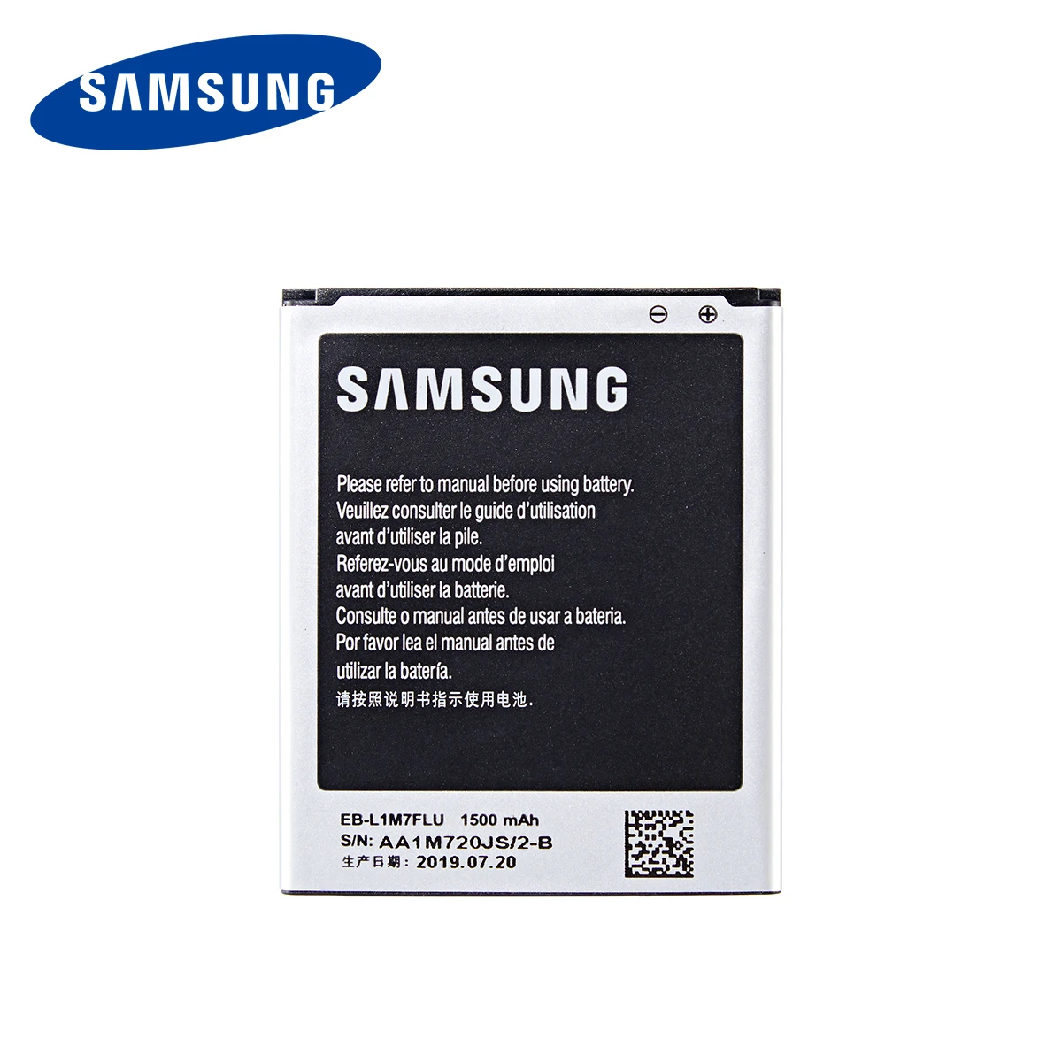 SAMSUNG Originalus EB-L1M7FLU EB-F1M7FLU 1500mAh Baterija Samsung Galaxy S3 Mini GT-I8190 i8160 I8190N GT-i8200 S7562 G313 WO
