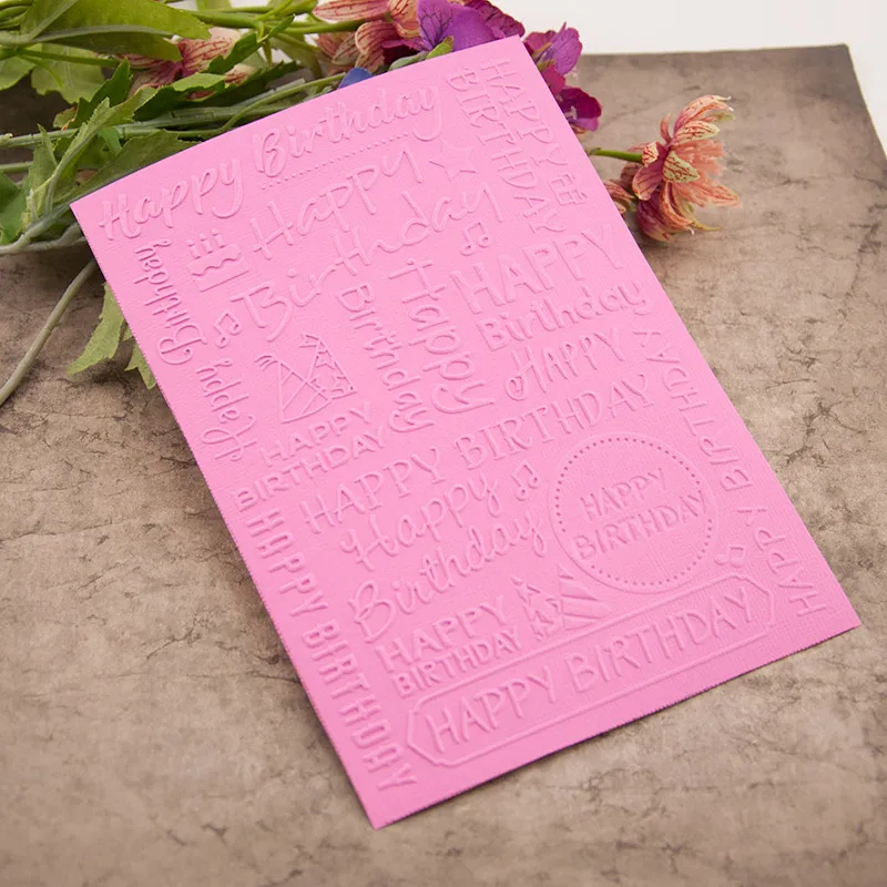 KARŠTO plastiko su gimtadieniu amatų kortelės popieriaus kortelės albumo vestuvių dekoravimas įrašą Įspaudas katalogai