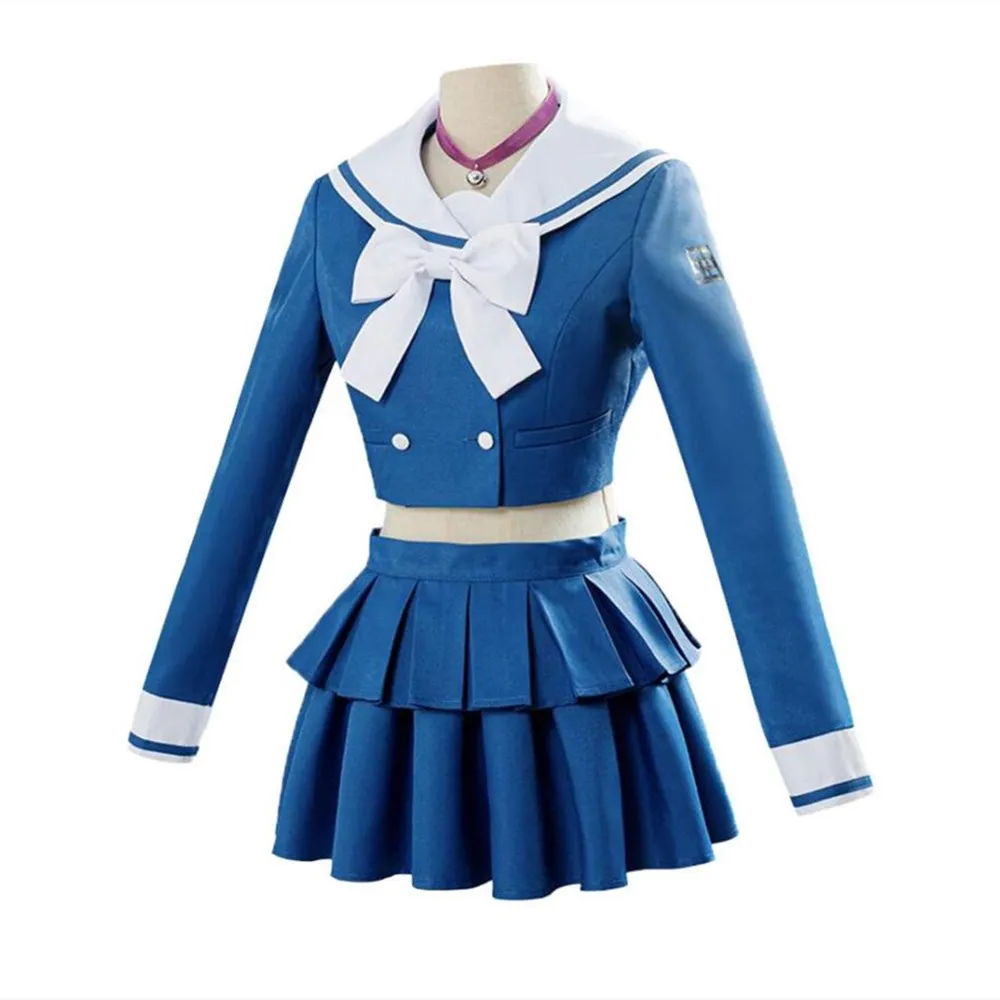 Anime Danganronpa Chabashira Tenko Suknelė Drabužių Mokyklos Moterų Uniformos Cosplay Kostiumai