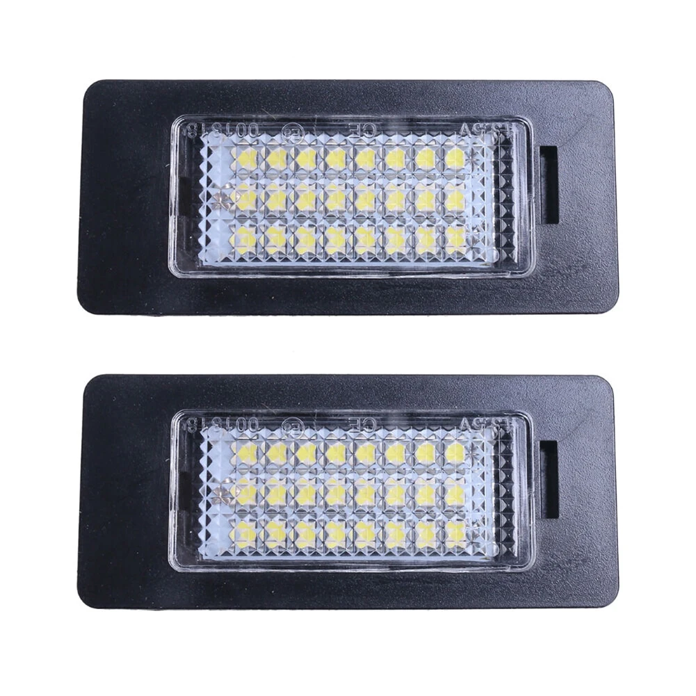 2 Vnt. Licencijos Numeris Lemputės 6000K 24 LED Baltos šviesos Žibintus, BMW E90 M3 E92 E70 