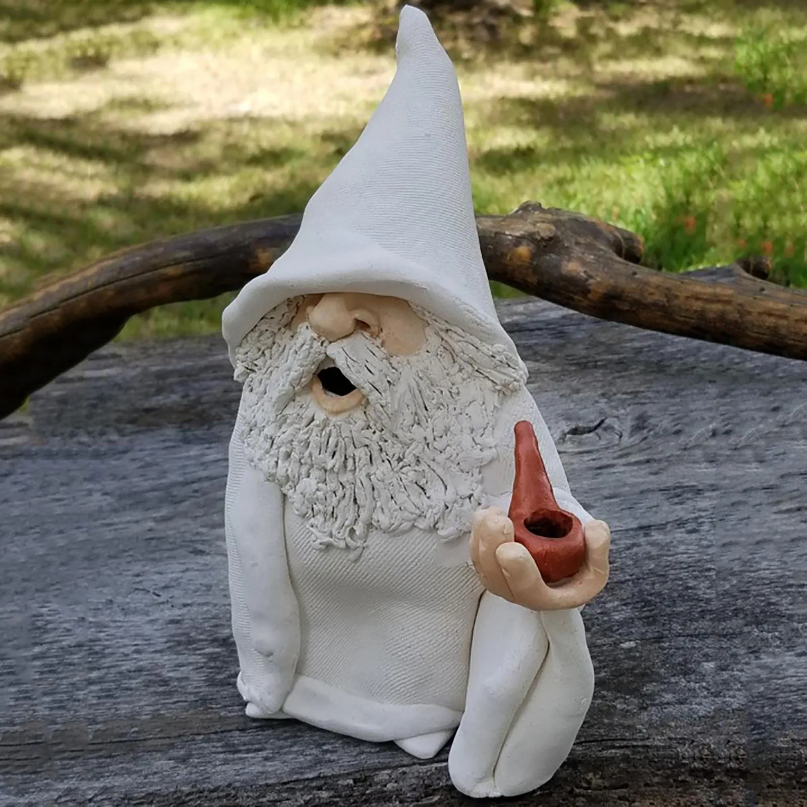 Rūkymas Vedlys Didelis Liežuvis Gnome Neklaužada Sodo Gnome, Vejos Papuošalai vidaus arba Lauko Papuošimai Neklaužada Sodo Gnome
