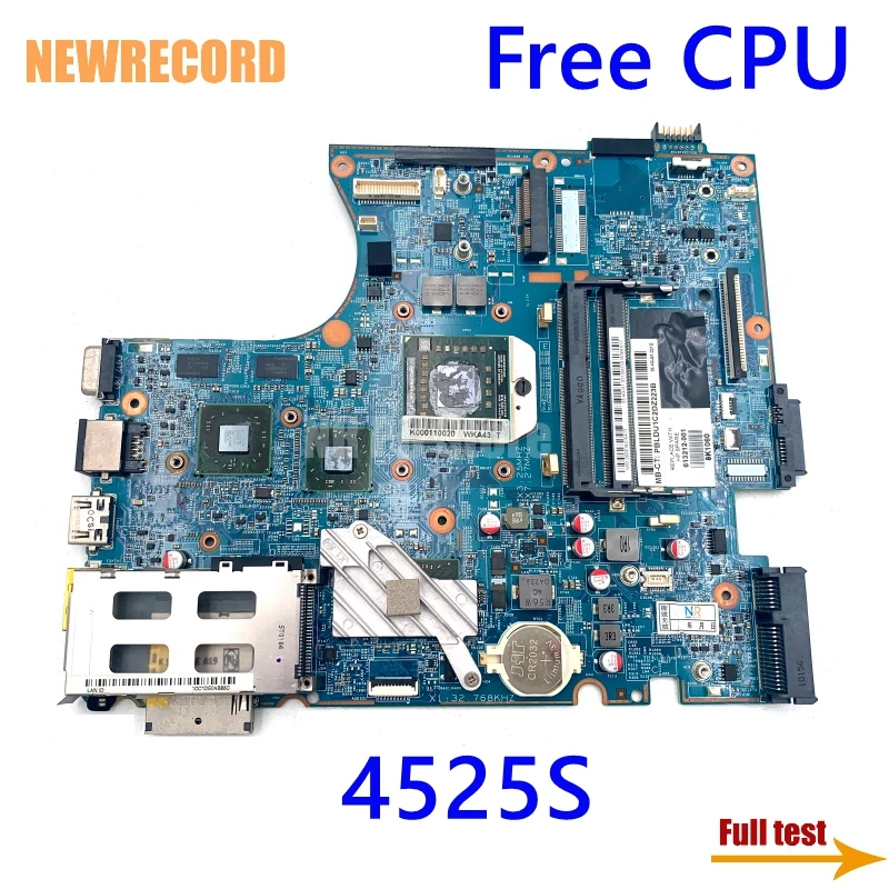 NEWRECORD 613212-001 622587-001 Nešiojamojo kompiuterio Plokštę hp probook 4525s socket s1 HD 5470 GPU DDR3 nemokamai CPU pagrindinės plokštės visą bandymo