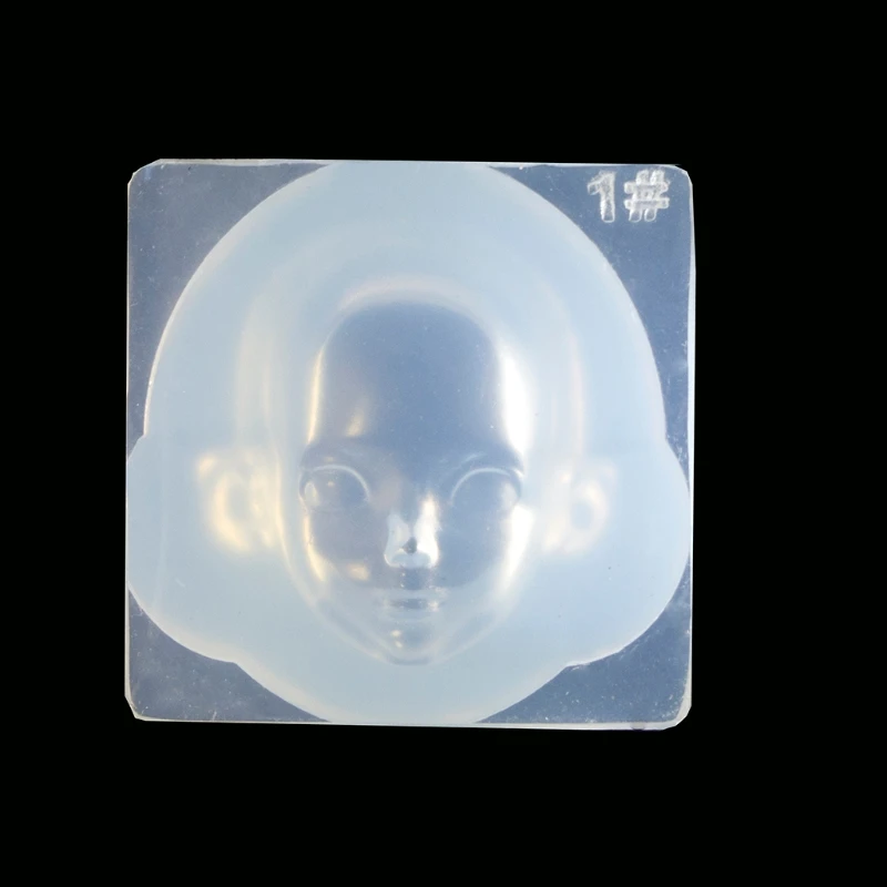 Žmogaus Veidas 3D Lėlės Epoksidinės Dervos Pelėsių Aromaterapija Tinkas Silikono Forma 