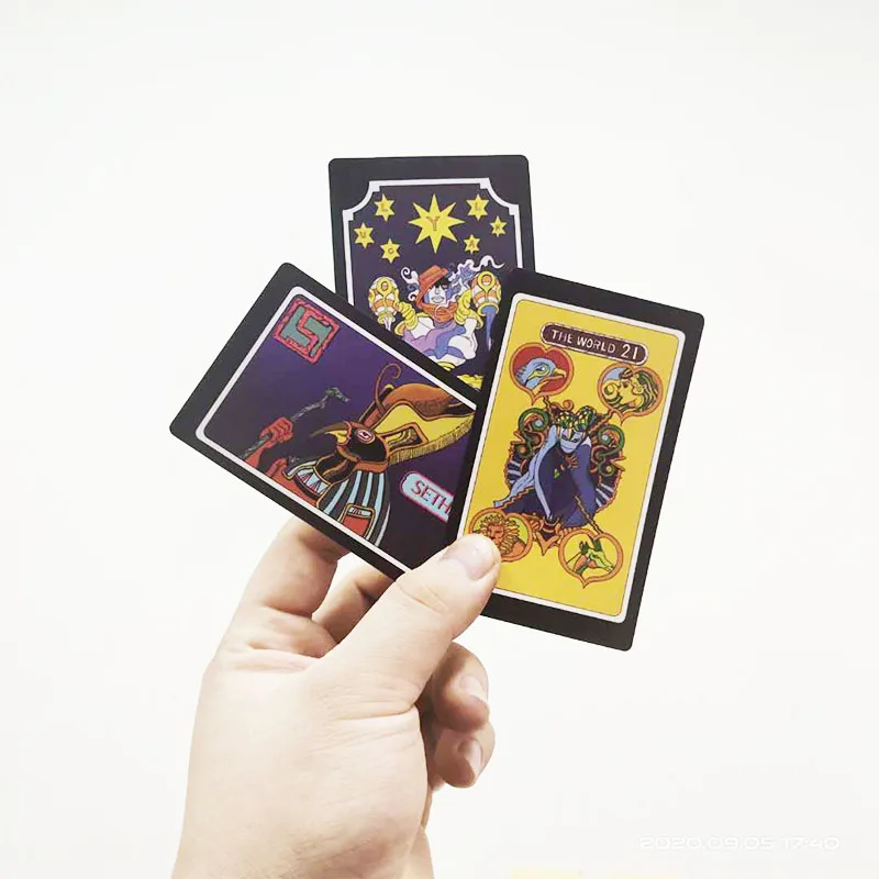 JoJo Keistų Nuotykių Taro Kortų Cosplay Rekvizitai Anime Šachmatų Kortelės Dovana Taro Kortų 22 Grand Akana + 9 Royal Dievų
