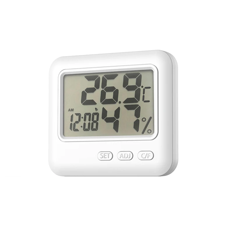 LCD Skaitmeninis Temperatūros, oro Drėgmės Matuoklis Namų Patalpų Elektroninis Termometras su Drėgmėmačiu Oras Stotis vaiko Kambarys