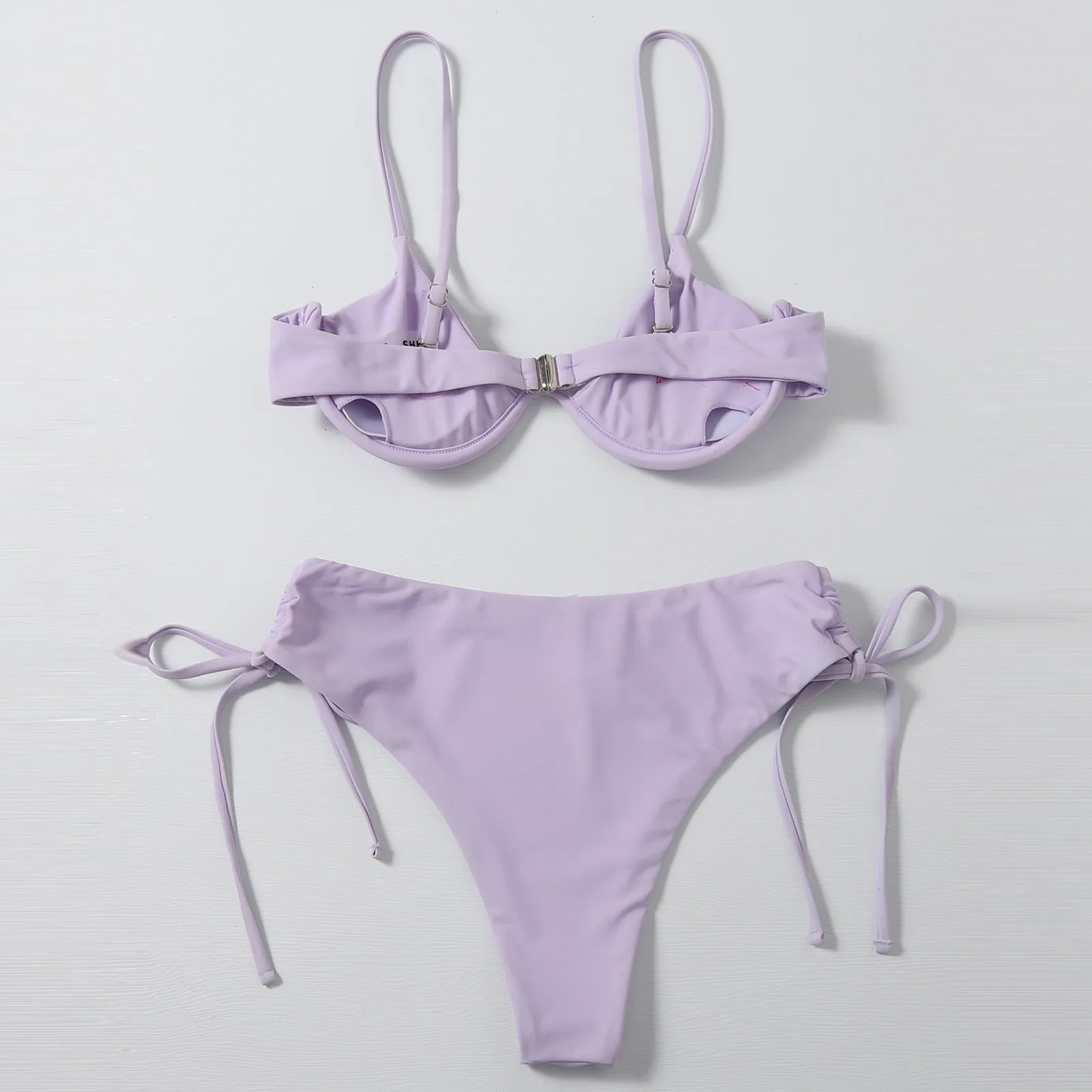 Bikini Komplektas Moterų Seksualus, Saldus Didelis Juosmens sutraukimo juostelę Bikini Padalinta maudymosi Kostiumėliai maudymosi kostiumėlis Moterims 2021 Traje De Baño Para Mujer