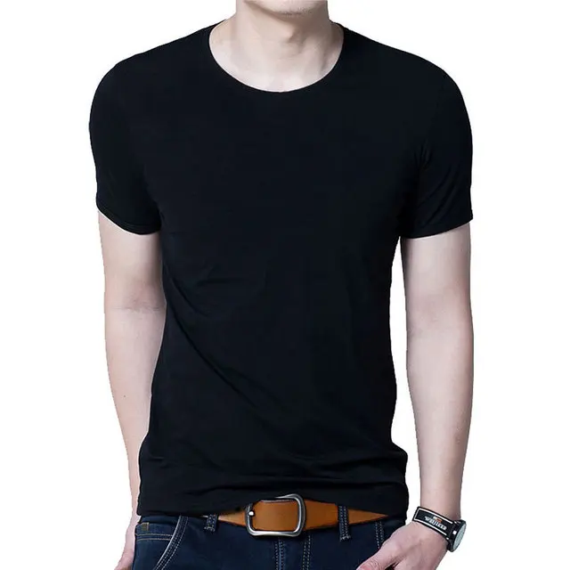 Nauji vyriški medvilniniai trumpas rankovėmis T-shirt V apvalios kaklo mados plius dydis T-shirt 2021