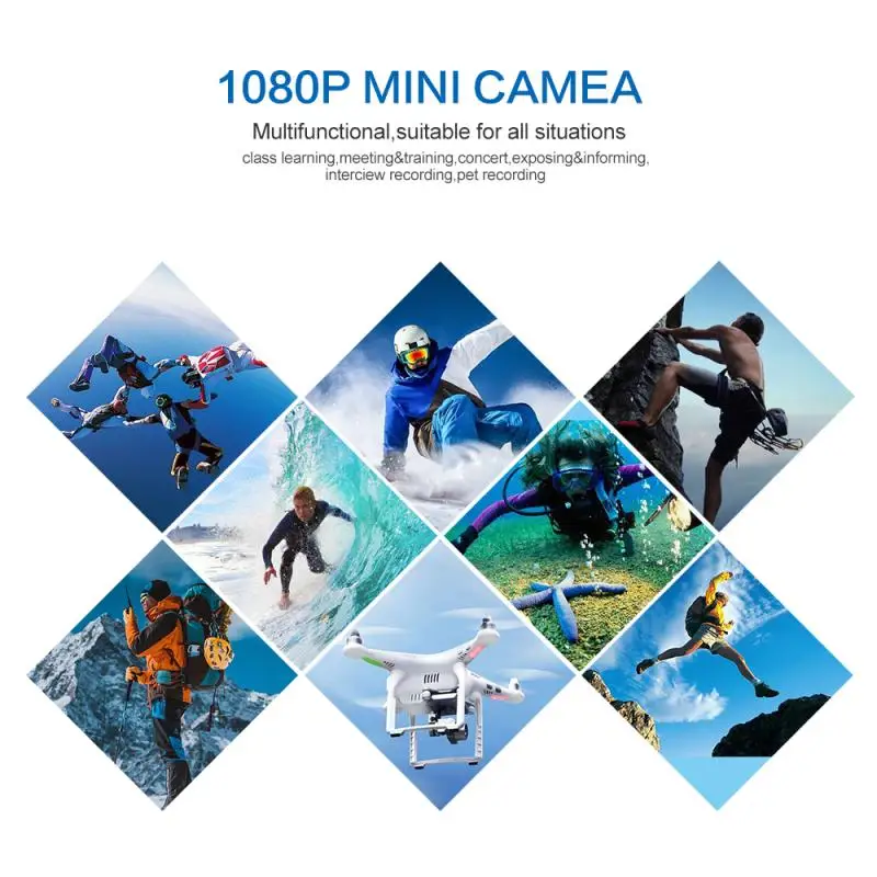 Nešiojamų Kubo HD1080P Mini Kamera, Kamera SQ11 Naktį Vandeniui Apvalkalas CMOS Jutiklis, Diktofonas, vaizdo Kameros Judesio Aptikimo Camer
