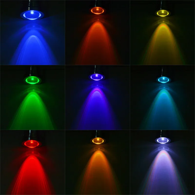 RGB IP68 Vandeniui Povandeninis LED Vietoje po vandeniu Fontanas Šviesos Baseinas, Tvenkinys Akvariumas Prožektoriai, Lemputės, Lempos, Lauko Sodas