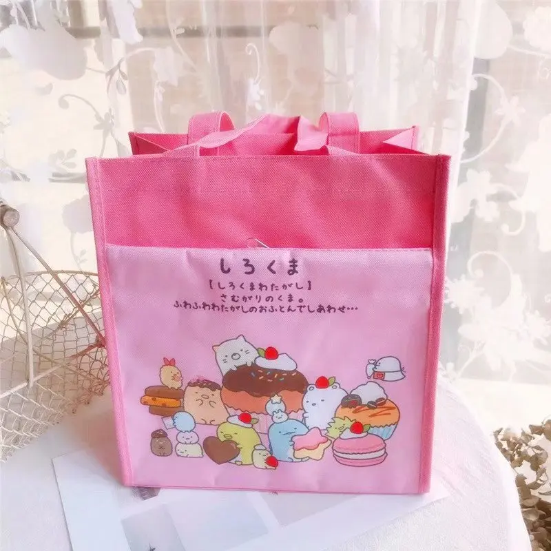 Naujas mielas animacinių filmų Sumikko Gurashi Sutirštės vandeniui trimatę animaciją pietūs maišą priešpiečių dėžutė įvairenybės krepšys