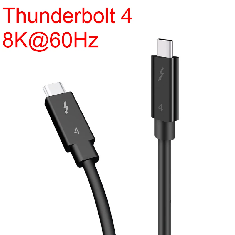 100W PD Thunderbolt4 kabelis 40Gbps 1M 0,5 M Thunderbolt4 į Thunderbolt4 Kabelis thunderbolt4 docking station 