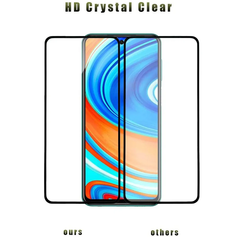2VNT Grūdintas Stiklas Filmas Xiaomi Mi 10T Lite Poco M3 X3 NFC Redmi Pastaba 9S 8T 6 7 8 9 Pro 6A 7A 8A Dual 9A 9C Screen Protector