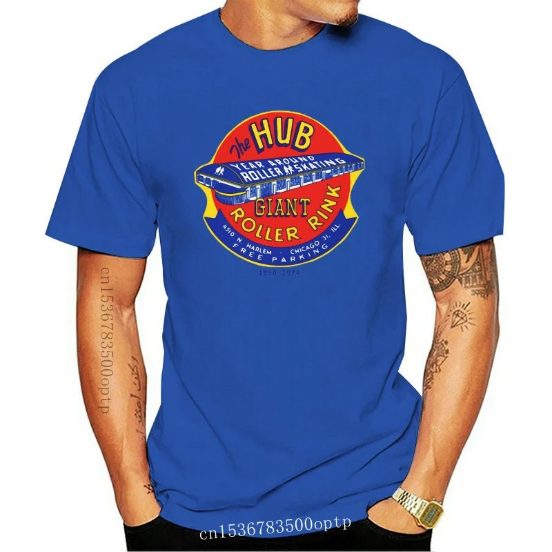 Stebulės Čikagos Roller Čiuožykla Decal T-Shirt - Čiuožimo, Skate
