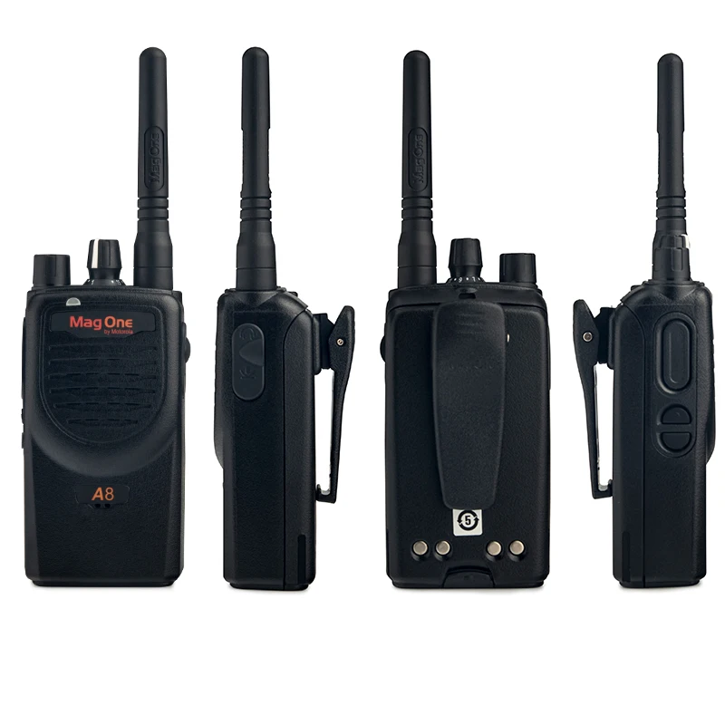 Walkie Talkie Mag Vienas A8 VHF 150-174MHz 5W Nešiojamų dvikrypčio Radijo ryšio Rankena Ryšio Kumpio ir CB Radijo siųstuvas-imtuvas(už 