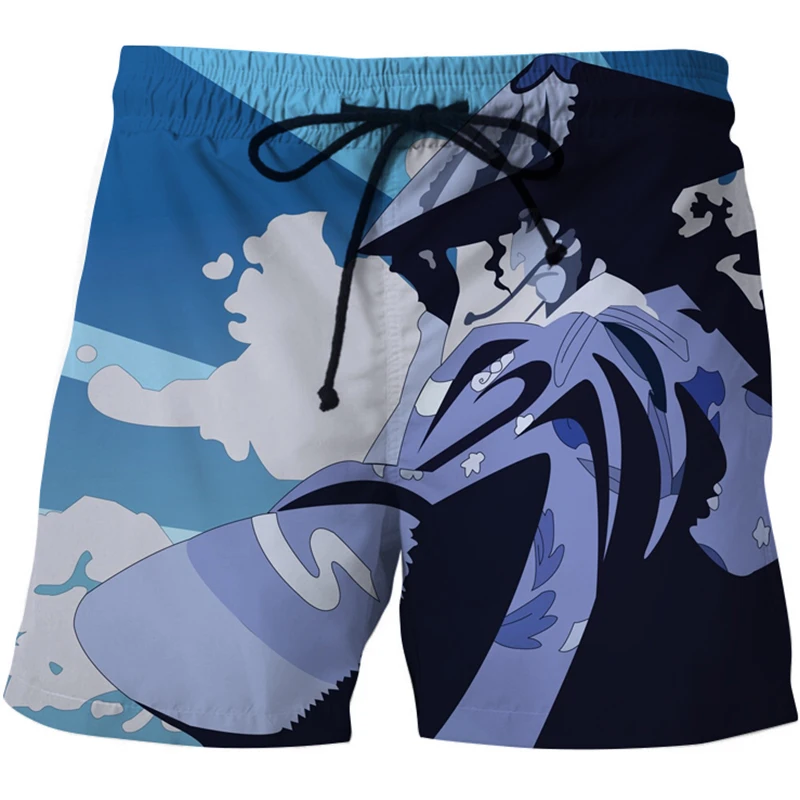 Naujas Balinimo Trumpas Kelnes Anime 3D Spausdinimo Vyrų Mados Paplūdimio Šortai Harajuku Cosplay Streetwear Valdybos Šortai Vyriškos Kelnės Drabužiai