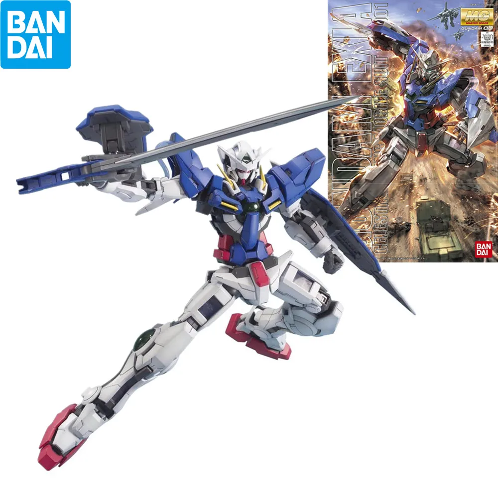 Bandai Hobis MG Gundam Exia 1/100 Aukštos Kokybės Paveikslas Rinkinys Veiksmų Surinkti Modelį, Žaislai