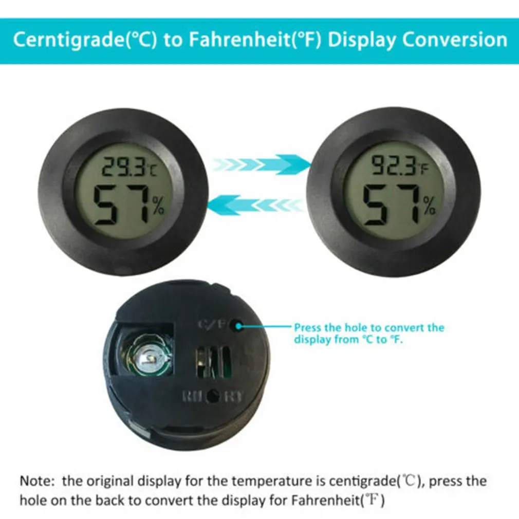 Karšto Pardavimo 2In1 Termometras su Drėgmėmačiu Mini LCD Skaitmeninis Temperatūros, oro Drėgmės MeterIndoor Drėgmėmačiu Temperatūros, oro Drėgmės Matuoklis