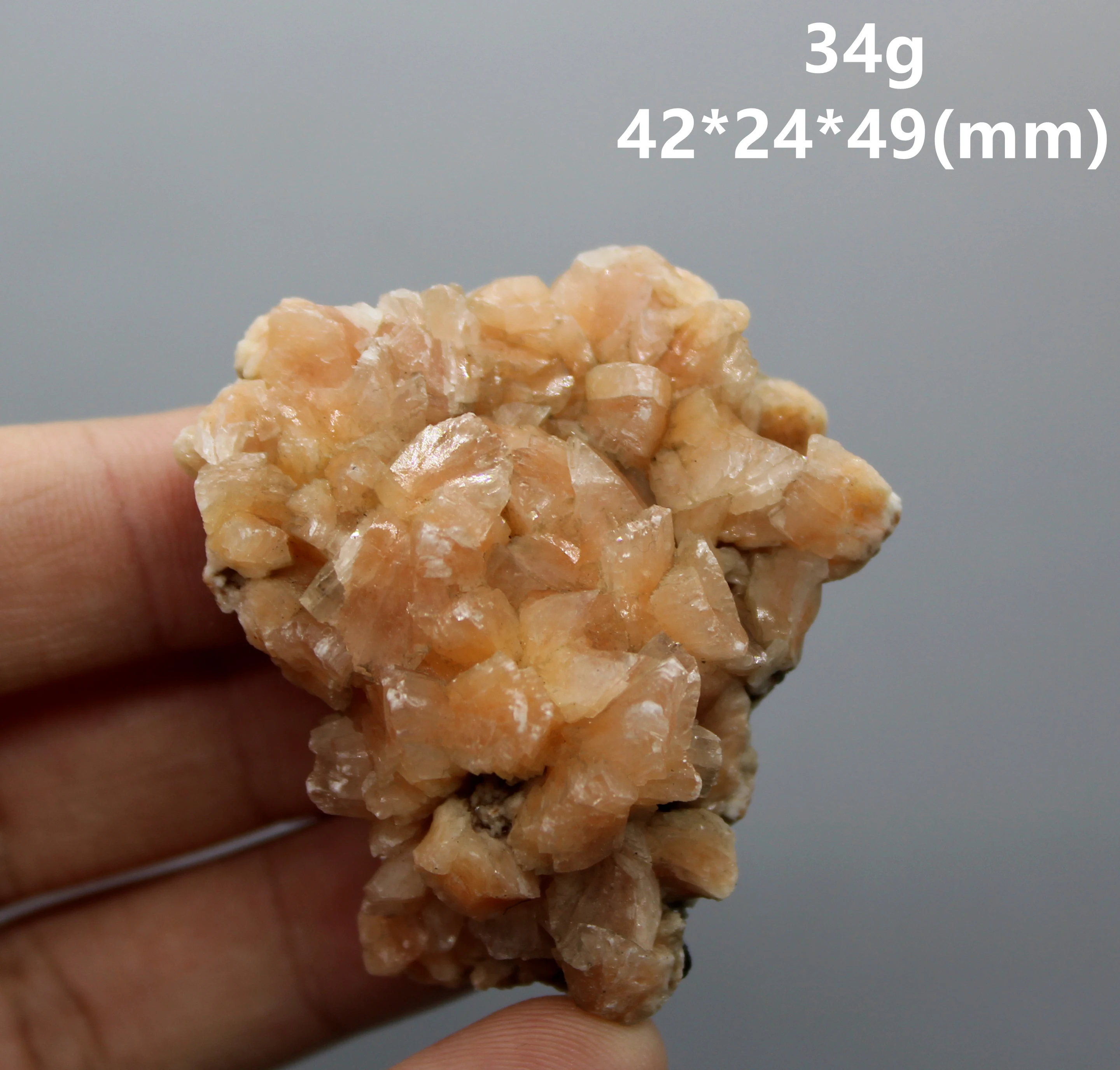 Natūralus Apelsinų Apophyllite Mineralinių Kristalų Mėginių Rūdos Crystal Rock akmenys ir kristalai kvarco nemokamas pristatymas