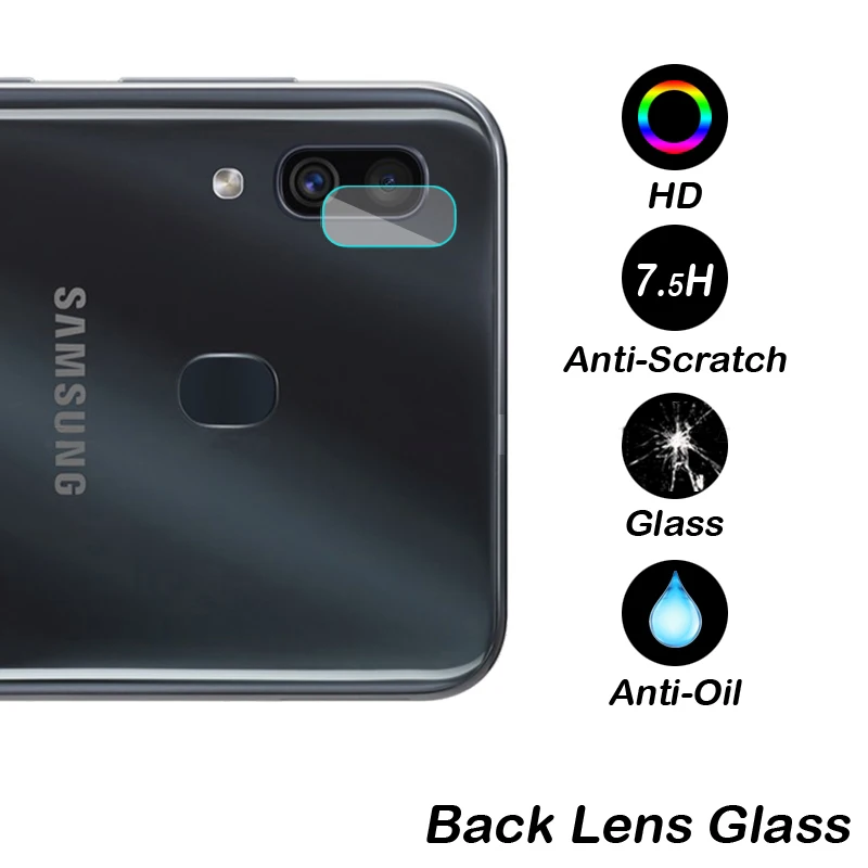 3-IN-1 Kameros Apsauginį Stiklą Samsung A10 atsparus smūgiams Atveju & Grūdintas Stiklas Samsung Galaxy A10 10 SM A105F A105 Filmas