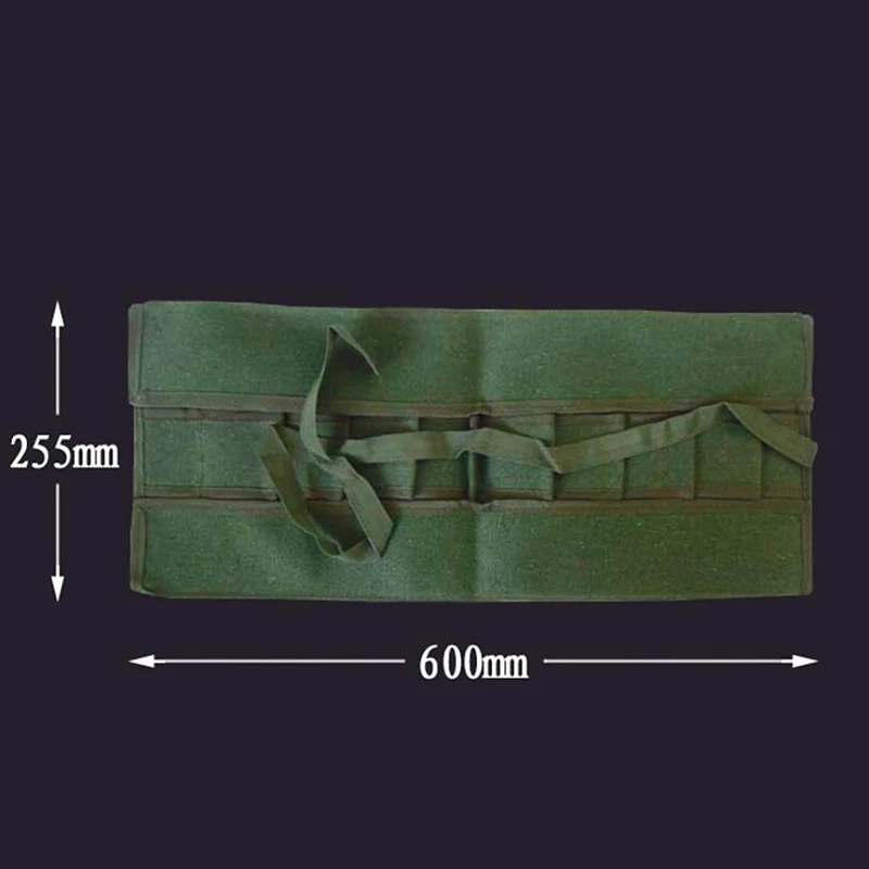 Naujas Paprastas Bonsai Įrankių Laikymo Paketas Roll Drobės Maišelį Įrankių Rinkinys Atveju, Sulankstomas Nešiojamų Saugojimo Krepšys Žalias Roll Paspauskite Saugojimo Krepšys