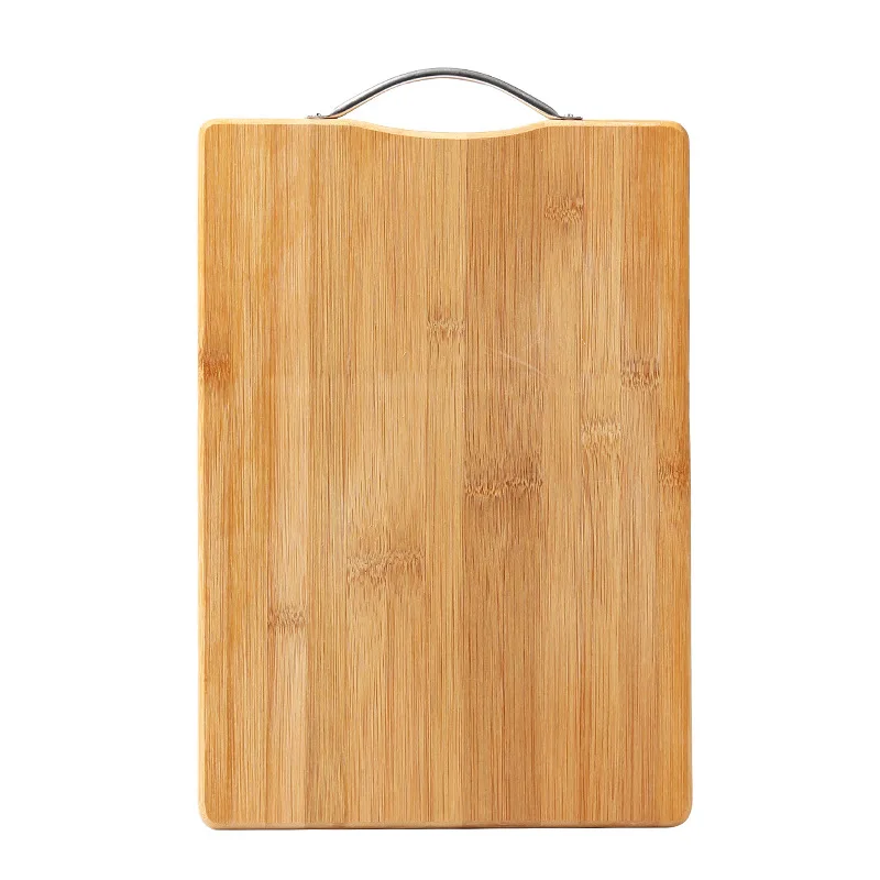Natūralaus Bambuko virtuvės pjaustymo lenta medienos smulkinimo lenta Maisto pjaustymo lentelė Stačiakampio formos Padažu plokštė, Virtuvės reikmenys