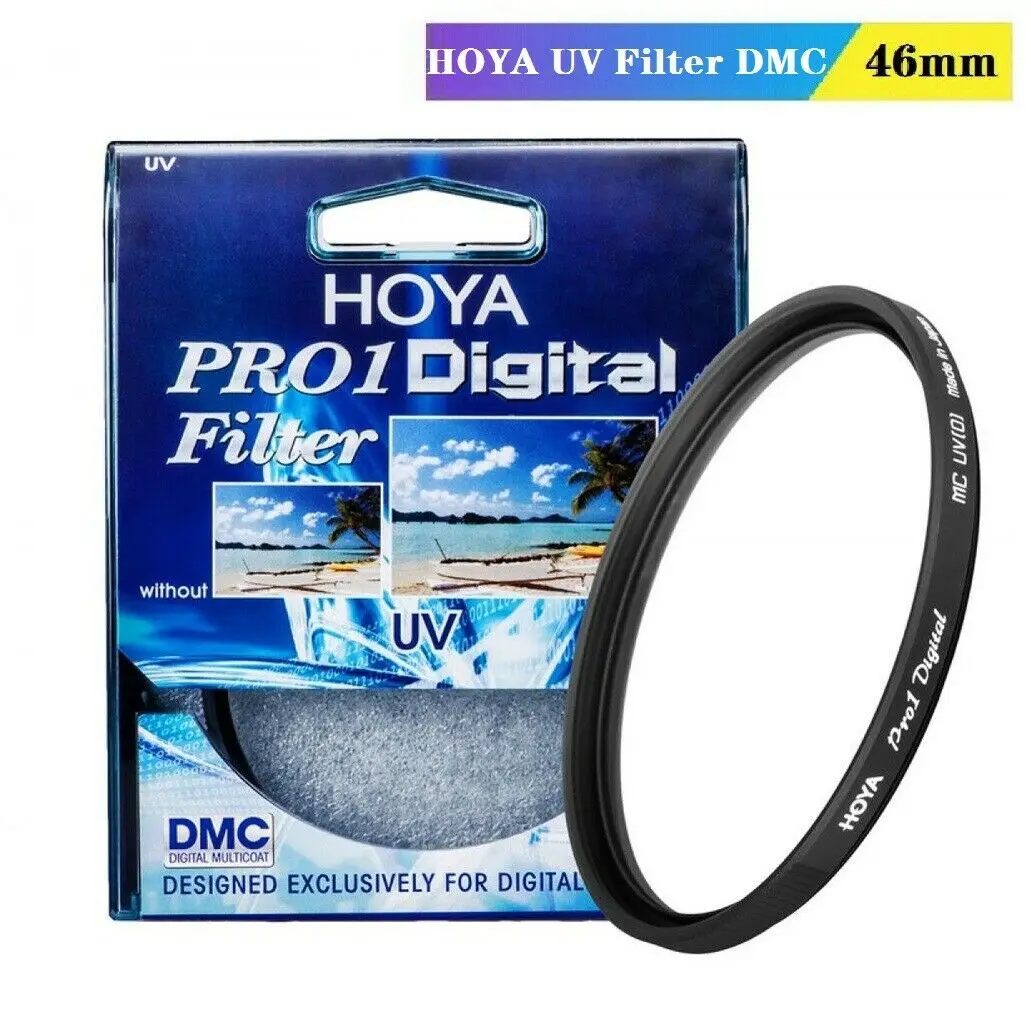 HOYA 46mm Pro 1 Digital UV Fotoaparato Objektyvo Filtras Pro1 D UV(O) DMC LPF HOYA Filtras Canon Nikon Sony Fuji