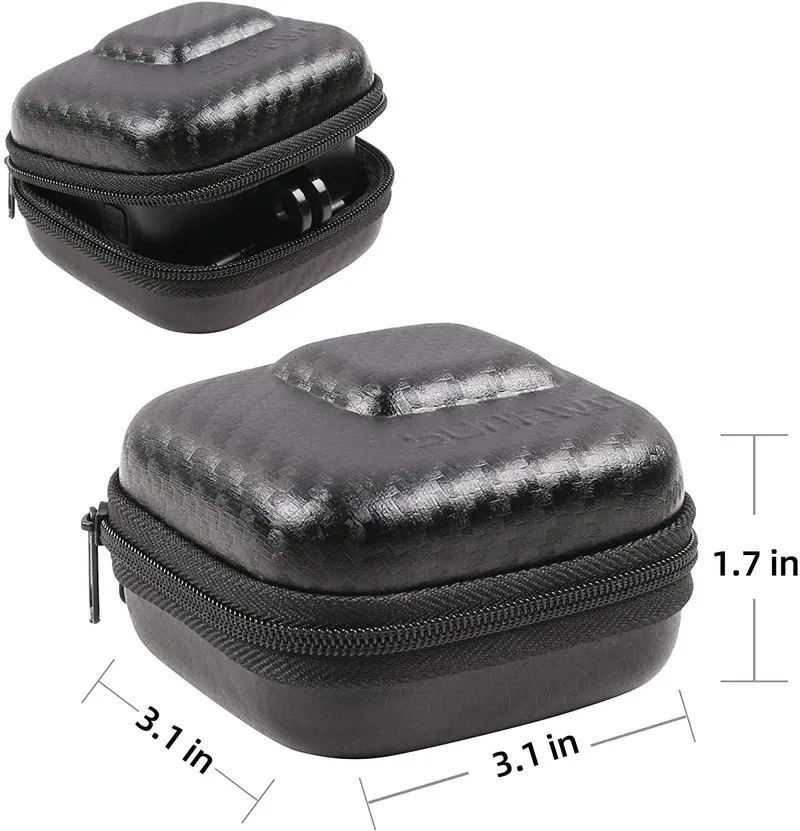 Sunku dėklą už GoPro Hero 8 7 SUREWO Mini kietas lukštas, lagaminas Kelionės Nešiojamų Saugojimo Krepšys GoPro Hero DJI Osmo
