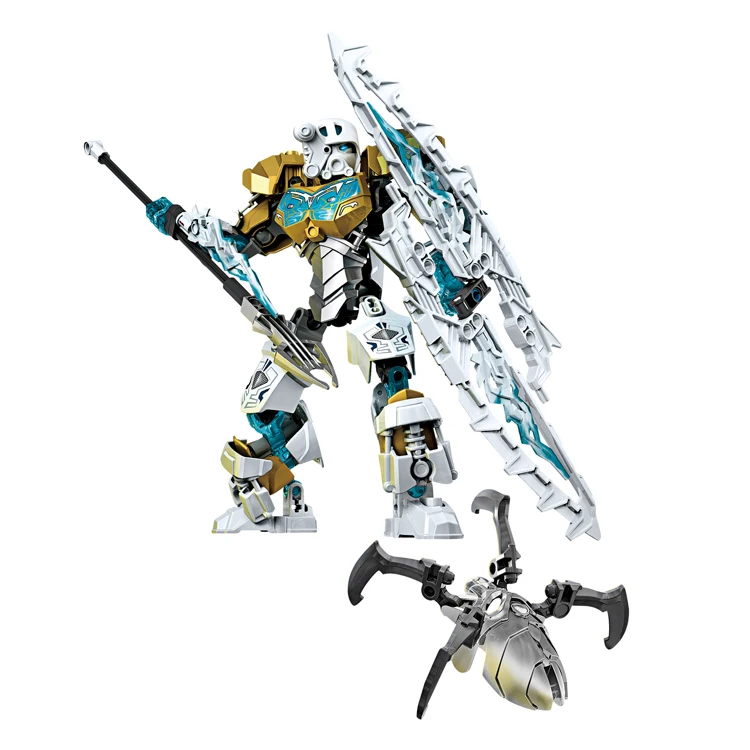 Bionicle Serijos Kopaka Kapitonas Ledo Onua Kapitonas Žemė Veiksmų Skaičius, Statyba akmenys Plytų Žaislai Suderinama Su Lepining
