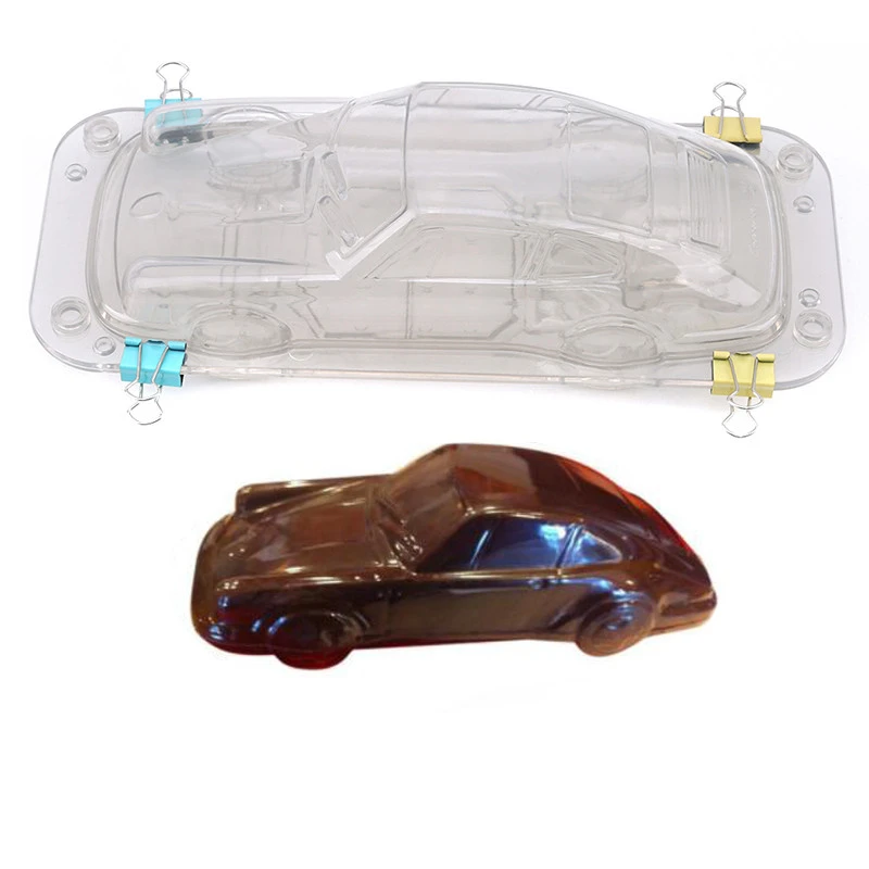 3D Automobilių Dizaino Silikono Formų Šokolado Pelėsių Tortas Dekoravimo Šokoladas Minkštas Pelėsių Molio Pelėsių Kepimo Įrankiai