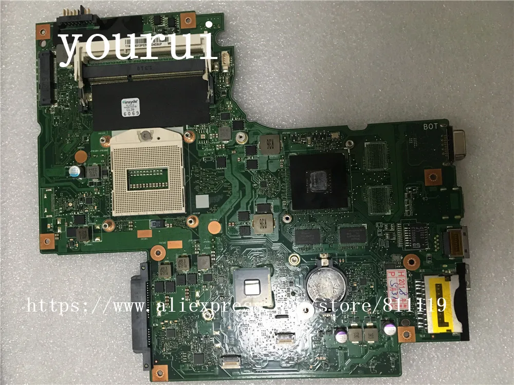 Yourui Aukštos qualitly Lenovo Z710 Nešiojamas Plokštė REV 1.2 DUMB02 DDR3 Išbandyti visas funkcijas