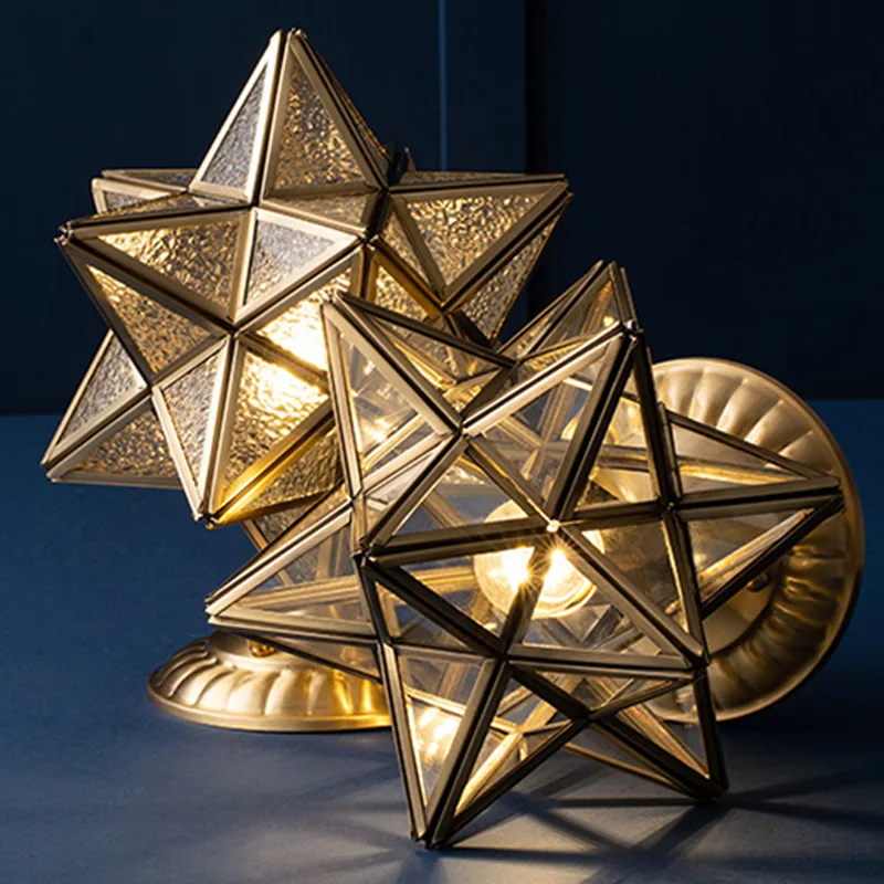 Gold Star Diamond Žalvario Dekoras Apšvietimas Diffany Šiuolaikinės Paviršiaus Lubų Lempa Apdailos Salonas Fojė, Koridoriuose Stiklo Valgomasis