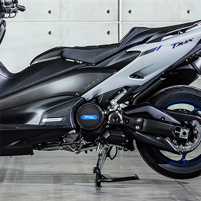 Už YAMAHA T-MAX 530 TMAX 530 DX/SX 2017-2020 Motociklo Variklio Pusėje apsauginis Dangtis Dekoratyvinis Guard Slankiklį Kritimo Saugiklis
