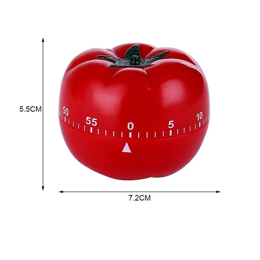 1pc Pomidorų Formos Virtuvės Mechaninis Laikmatis Kepimo laiko Atskaitos Kepimo Įrankis Laikas Virtuvės Priminimas S9U3