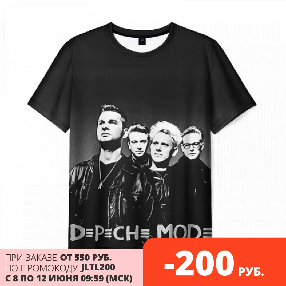 Vyriški T-shirt 3D Depeche Mode