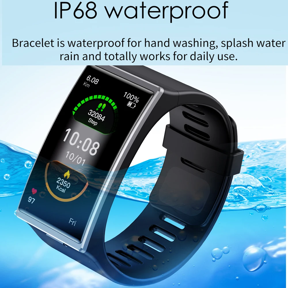 Smartwatch 2020 m., 1.9 Colių 170*320 Ekrano DM12 Smart Watch Vyrų IP68 Vandeniui Širdies ritmas, Kraujo Spaudimas Smar Juosta, skirta 