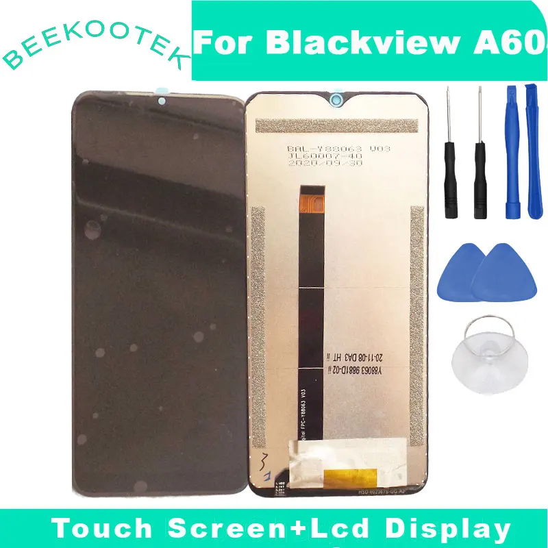 Naujas Blackview A60 LCD Ekranas+Touch Ekranas, Originalus Išbandyti LCD skaitmeninis keitiklis Stiklo plokštės Pakeitimas BLACKVIEW PRO A60