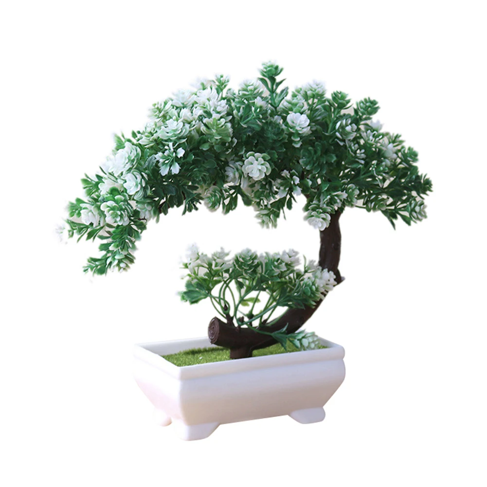 Gražus Modeliavimas Netikrą Vidinis Bonsai Medis Dirbtinių Augalų Stalo Ornamentas Namų Dekoro Atificial Gėlės
