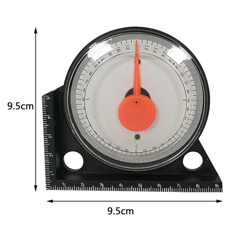 1pc Šlaito Inclinometer Kampo Ieškiklis Matlankis Tilt Lygio Matuoklis Clinometer Su Magnetinio Pagrindo Nuolydis Matavimo Įrankiai