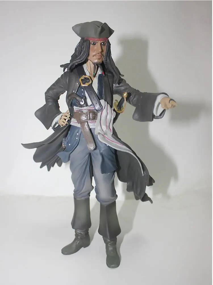 Naujausias NECA Veiksmų Skaičius, Karibų Piratai Miręs Nesuderinta Captain Jack Svetimų 10-colių 23cm Modelis Žaislą Dovanų